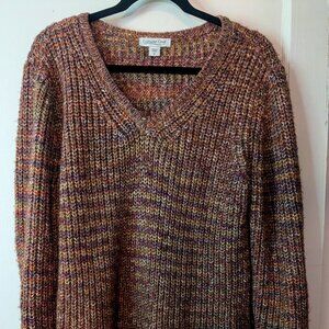 Coldwater Creed Multicolor Fall Sweater M